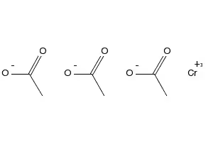 Chromic acetate structure, CAS 1066-30-4