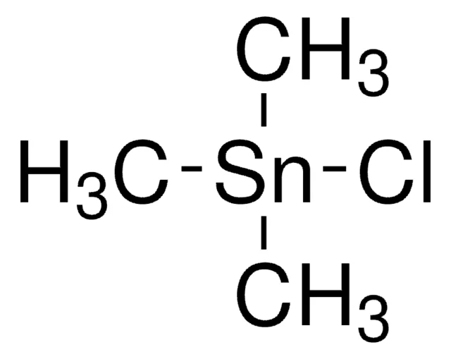 Trimethyltin chloride structure, CAS 1066-45-1