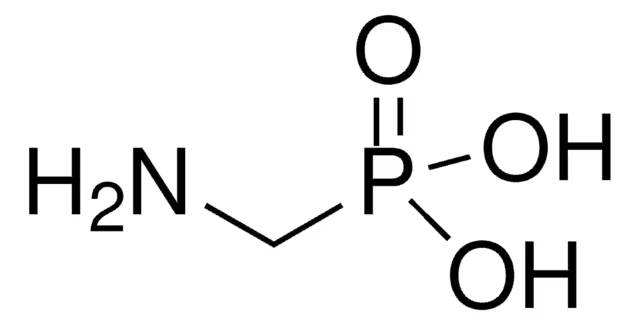 (Aminomethyl)phosphonic acid structure, CAS 1066-51-9
