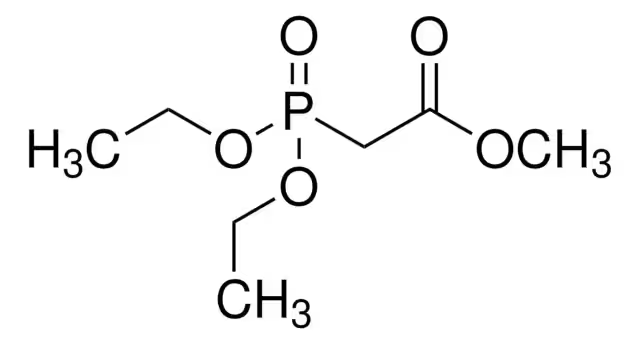 Methyl diethylphosphonoacetate structure, CAS 1067-74-9