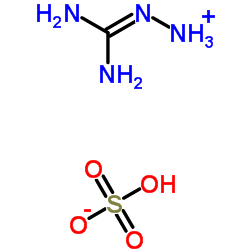 Aminoguanidinium sulphate structure, CAS 1068-42-4
