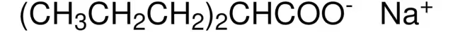 Sodium 2-propylpentanoate structure, CAS 1069-66-5