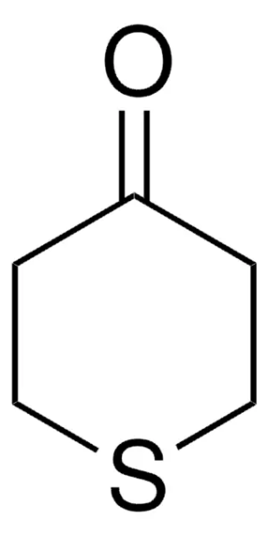 Tetrahydrothiopyran-4-one structure, CAS 1072-72-6