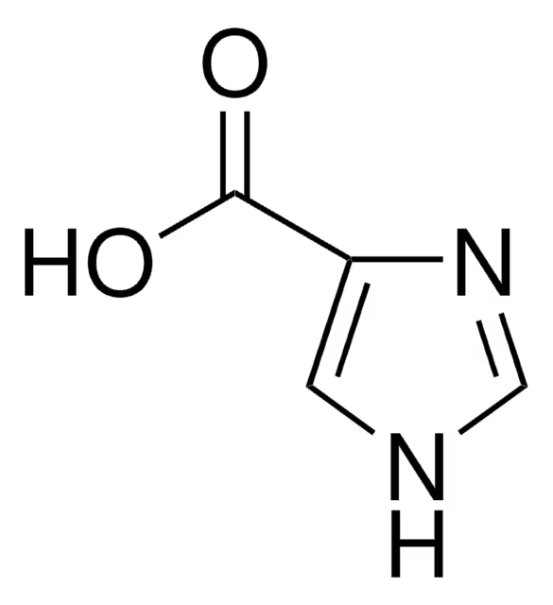 1H-Imidazole-4-carboxylic acid structure, CAS 1072-84-0