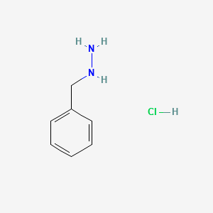 Benzylhydrazine hydrochloride structure, CAS 1073-62-7