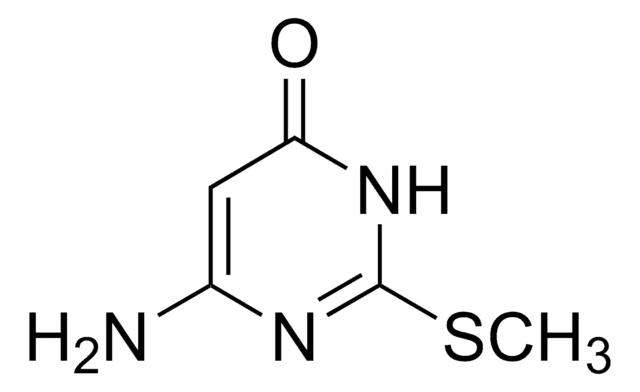 4-Amino-2-(methylthio)-6-pyrimidinol structure, CAS 1074-41-5