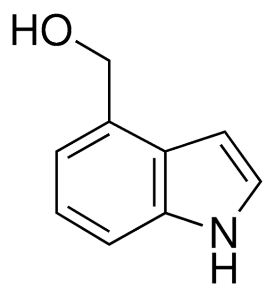 Indole-4-methanol structure, CAS 1074-85-7