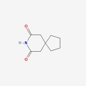 3,3-Tetramethyleneglutarimide structure, CAS 1075-89-4