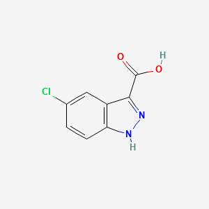 5-Chloro-3-indazolecarboxylic acid structure, CAS 1077-95-8