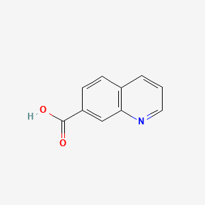 7-Quinolinecarboxylic acid structure, CAS 1078-30-4