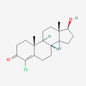 Clostebol structure, CAS 1093-58-9