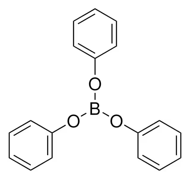 Triphenyl borate structure, CAS 1095-03-0