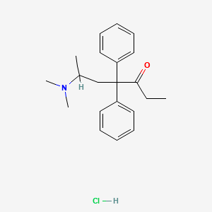 Methadone hydrochloride structure, CAS 1095-90-5