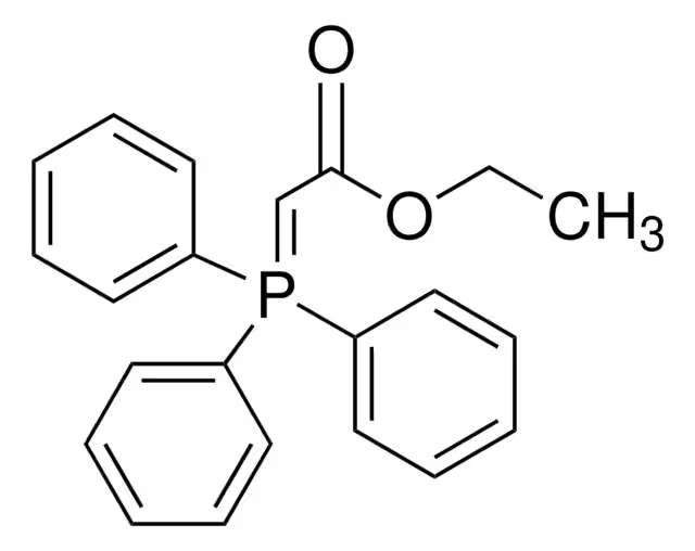 Ethyl (triphenylphosphoranylidene)acetate structure, CAS 1099-45-2