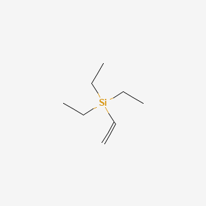 Triethylvinylsilane structure, CAS 1112-54-5