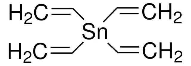 Tetravinyltin structure, CAS 1112-56-7