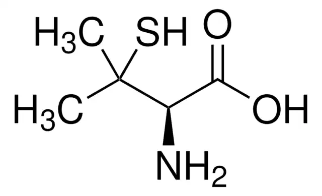 L-Penicillamine structure, CAS 1113-41-3