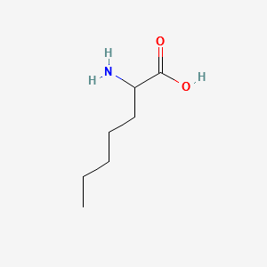 2-Aminoheptanoic acid structure, CAS 1115-90-8