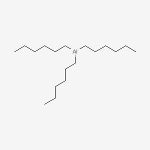 Tri-n-hexylaluminium structure, CAS 1116-73-0