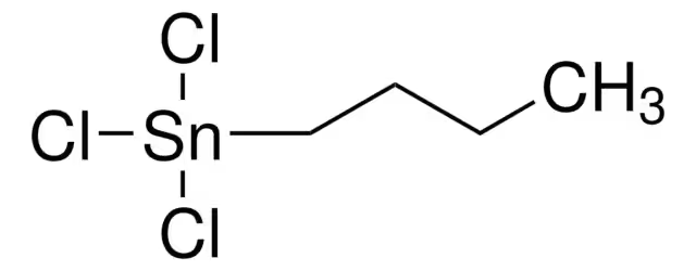 Butyltin trichloride structure, CAS 1118-46-3
