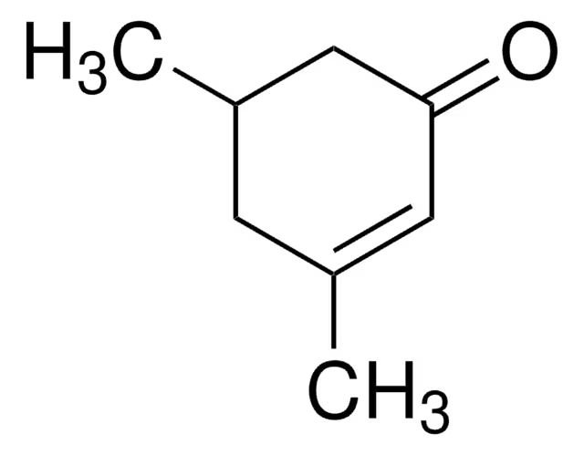 3,5-Dimethyl-2-cyclohexen-1-one structure, CAS 1123-09-7