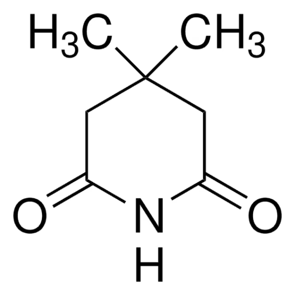 3,3-Dimethylglutarimide structure, CAS 1123-40-6
