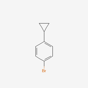 4-Bromocyclopropylbenzene structure, CAS 1124-14-7