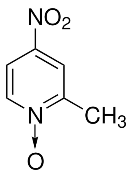 4-Nitropyridine N-oxide structure, CAS 1124-33-0