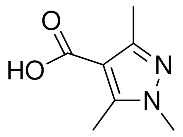 1,3,5-Trimethyl-1H-pyrazole-4-carboxylic acid structure, CAS 1125-29-7