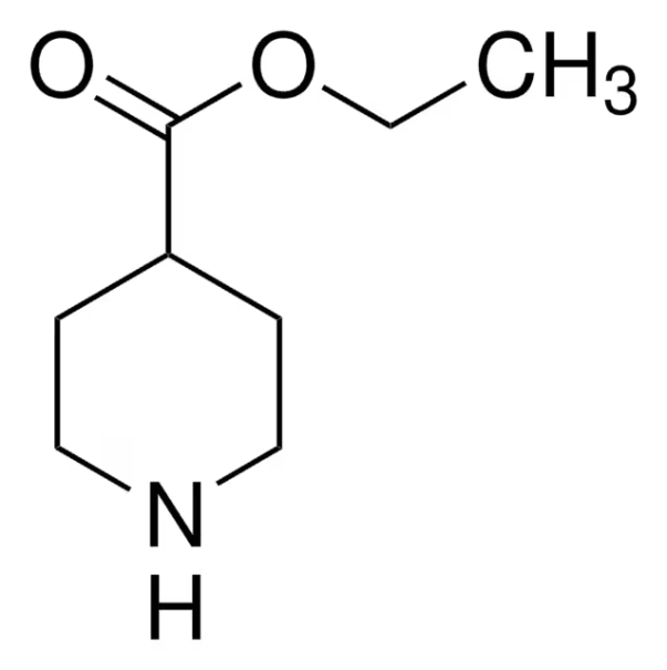 Ethyl isonipecotate structure, CAS 1126-09-6