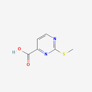 2-Methylthiopyrimidine-4-carboxylic acid structure, CAS 1126-44-9