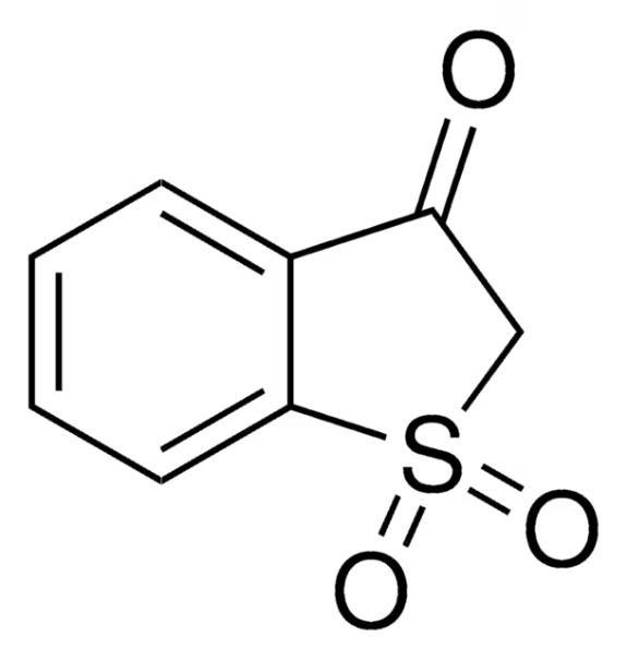 Benzo[b]thiophene-3(2H)-one 1,1-dioxide structure, CAS 1127-35-1