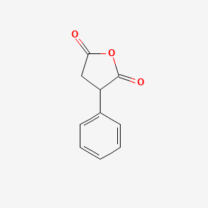 Phenylsuccinic anhydride structure, CAS 1131-15-3