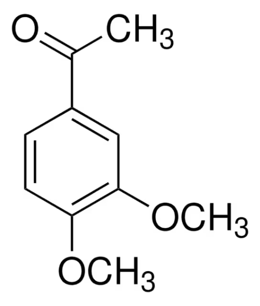 3,4-Dimethoxyacetophenone structure, CAS 1131-62-0