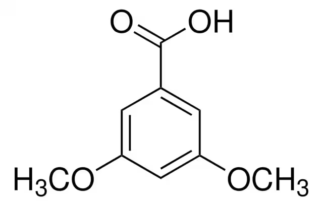 3,5-Dimethoxybenzoic acid structure, CAS 1132-21-4