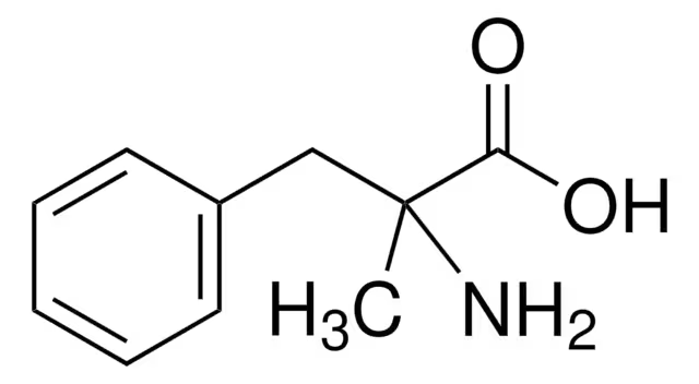 2-Amino-2-methyl-3-phenylpropionic acid structure, CAS 1132-26-9