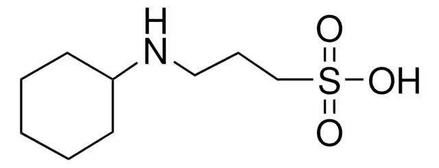 N-Cyclohexyl-3-aminopropanesulfonic acid structure, CAS 1135-40-6