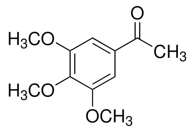 3',4',5'-Trimethoxyacetophenone structure, CAS 1136-86-3