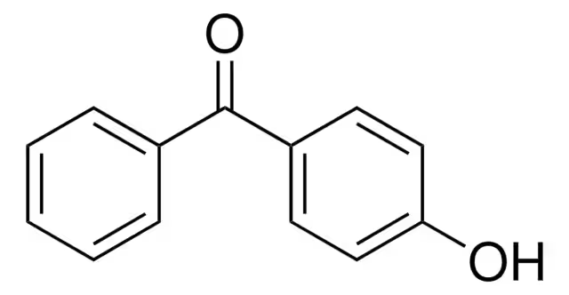 4-Hydroxybenzophenone structure, CAS 1137-42-4