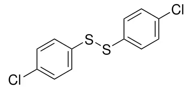 Bis(4-chlorophenyl)disulfide structure, CAS 1142-19-4