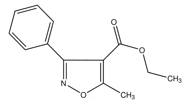 Ethyl 5-methyl-3-phenylisoxazole-4-carboxylate structure, CAS 1143-82-4