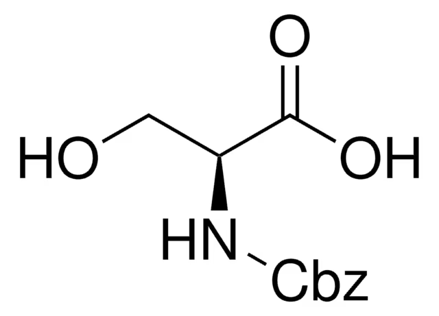 N-Cbz-L-Serine structure, CAS 1145-80-8