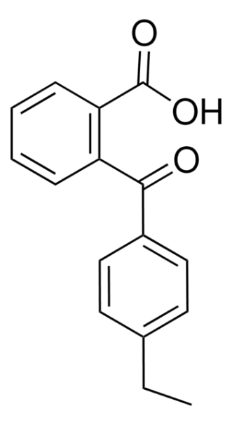 2-(4-Ethylbenzoyl)benzoic acid structure, CAS 1151-14-0