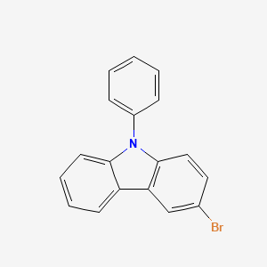 3-Bromo-N-phenylcarbazole structure, CAS 1153-85-1