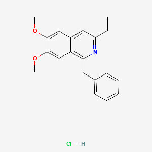 Moxaverine hydrochloride structure, CAS 1163-37-7