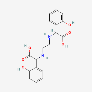 Ethylenediamine-N,N'-bis((2-hydroxyphenyl)acetic acid) structure, CAS 1170-02-1