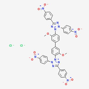 Tetranitroblue tetrazolium chloride structure, CAS 1184-43-6