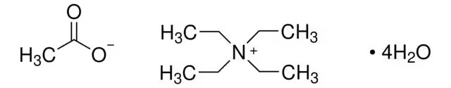 Tetraethylammonium acetate structure, CAS 1185-59-7