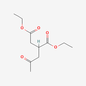 Diethyl acetonylsuccinate structure, CAS 1187-74-2