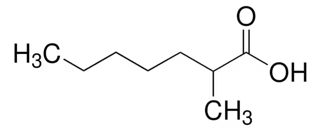 2-Methylheptanoic acid structure, CAS 1188-02-9